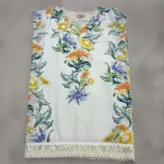 diagramグレースコンチネンタル花柄フリンジワンピースM