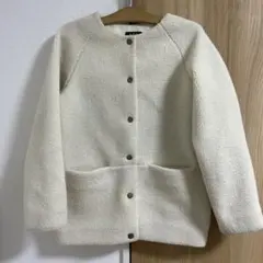 A.P.C. アイボリーフリースボアジャケット