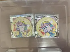 おそ松さん　百均コラボ　十四松 缶バッチ　2個セット