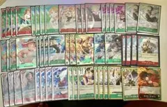 マ*ツ様 【決戦の刻】ワンピースカード 青緑ルフィ 優勝構築済みデッキ