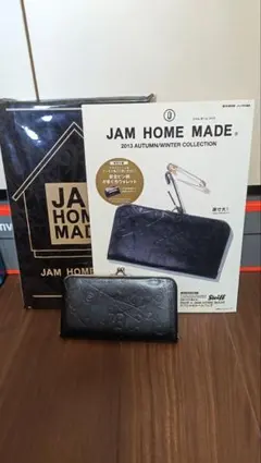 56 JAM HOME MADE 型押し長財布【オマケ】安全ピンネクタイ2本付のサムネイル