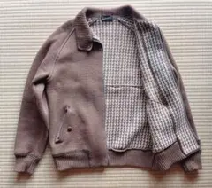 90年代 LANG DICK レトロ古着 ウール混 ブラウン