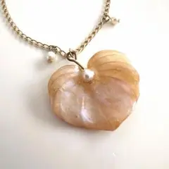 (未使用) Kaza ハート葉っぱ模様　ブレスレット