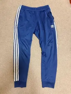 adidas トラックパンツ　ブルー　Lのサムネイル