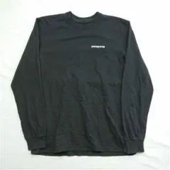 patagonia ロゴプリント長袖Tシャツ XS ブラック系 メンズのサムネイル
