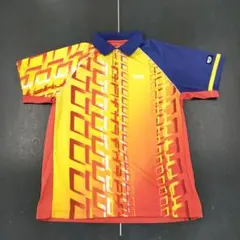 TSP 卓球ウェア グラデーションデザイン　オレンジ　イエロー　Oサイズ
