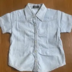 半袖デニムシャツ 110