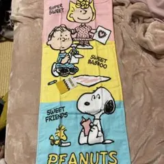 SNOOPY PEANUTSフェイスタオル3枚セット