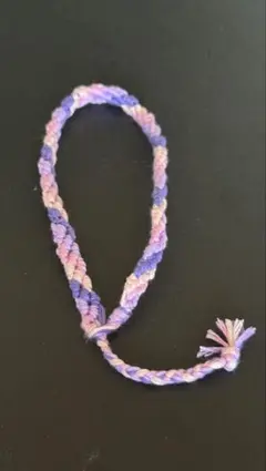 紫とピンクの組み合わせ ミサンガ