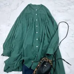 JOURNAL STANDARDコットンボイルクリンクルイレギュラータックシャツ 