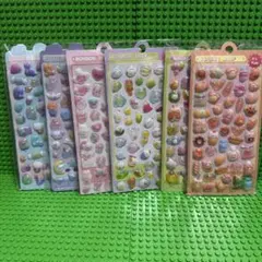 【海外製品】ボンボンドロップ風シール ぷくぷくシール 立体シール 6枚セット