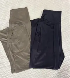 【まとめ売り】マタニティパンツ Ｌサイズ ２本　西松屋