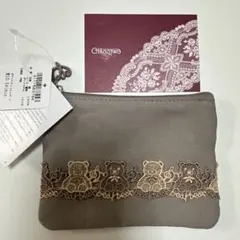 【新品タグ付き】近沢レース店　ミニティッシュポーチ　くま
