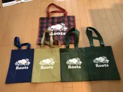 希少　お洒落トートバッグカナダブランド　Roots レザー 希少 カナダブランド Roots レザー トートバッグ