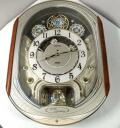 動作確認○ミキハウス 八角形 くまさんからくり掛け時計 SEIKO 日本製