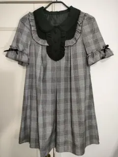 希少✦SecretHoneyシークレットハニーレトロガーリーチェック柄ワンピースのサムネイル