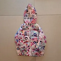 花柄フード付きジャケット