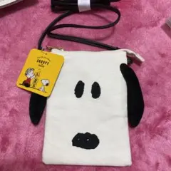 新品未使用★スヌーピー★フェイスマルチポーチ