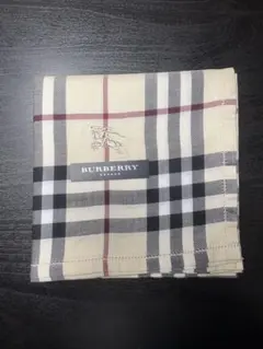 【新品未使用】 BURBERRY ハンカチ ノバチェック柄