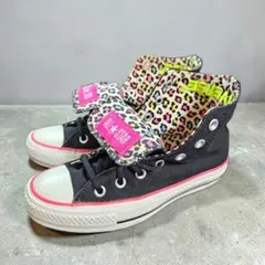 CONVERSE　オールスター　ハイカット　22.5cm　ヒョウ柄　レディース