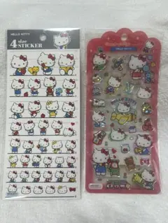 日焼けキティ　ドロップジェリーシール＆4sizesticker