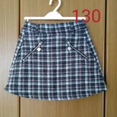 女児インナーパンツ付スカート 130