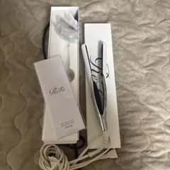 【ジャンク品】箱ありReFa ストレートヘアアイロン シルバー/ホワイト