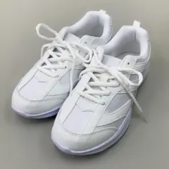 【23.5㎝】未使用 婦人 スニーカー 白 軽量 カジュアル