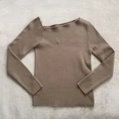 【INGNI】アシメＶネックリブト　トップス