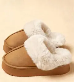 ムートンスリッパ スリッポン