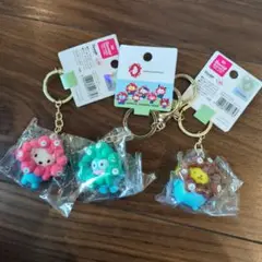 ⑥万博　サンリオ　なりきりミャクミャク　キーホルダー