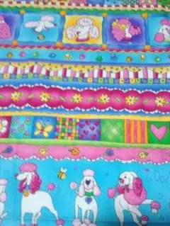 メル様専用　夢可愛い♡ キュートなプードルモチーフの生地