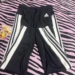 adidas ジャージ パンツ ブラック ホワイトのサムネイル