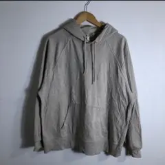 ベージュ フード付きパーカー　ヴィンテージ古着