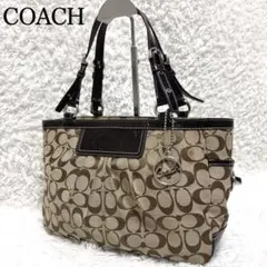 COACH ToteBag Handbag Signature Turnlock