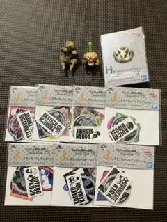 一番くじ　ジョジョ　ダイヤモンドは砕けない　フィギュア　ピンズ　ステッカーセット