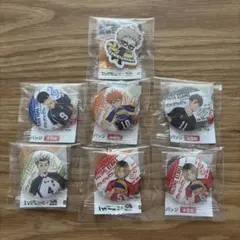 ハイキュー×くら寿司　びっくらポン‼︎景品 めじるしチャーム月島蛍＆缶バッジ5種