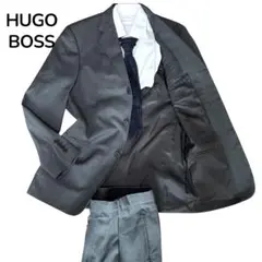 美品⭐︎HUGO BOSS セットアップ　グレー　3ボタン　48サイズ