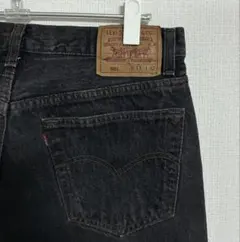 希少 先染めブラック USA製 90s リーバイス 501 デニム パンツW33