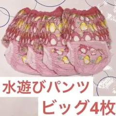 水遊び用おむつ BIGサイズ ペンギン柄　女の子用　4枚