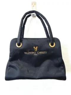 美品！VALENTINO CHRISTY トートバッグ ブラックのサムネイル