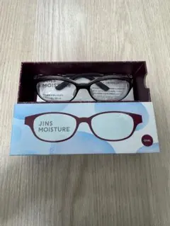 JINS MOISTURE OVAL メガネ ワインレッド