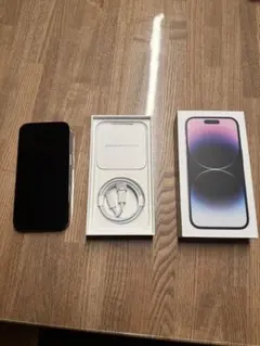 Apple iPhone 14 Pro 256GB ディープパープル 本体　美品
