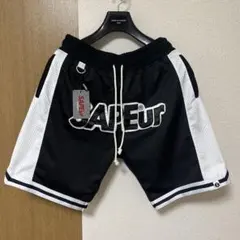 【美品】SAPEur サプール バスケットパンツ ハーフパンツ ブラック XL 美品】SAPEur サプール バスケットパンツ ハーフパンツ ブラック XL