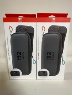 2個セット ニンテンドー純正 ニンテンドースイッチ2 キャリングケース