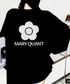 ✿新品　未使用✿MARY QUANT 長袖Tシャツ　ブラック【XL】