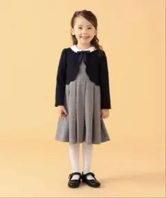 120cm BEAMS mini セレモニーワンピース チェック柄ビームスミニ