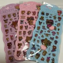 【3枚】日焼けキティおしりシール