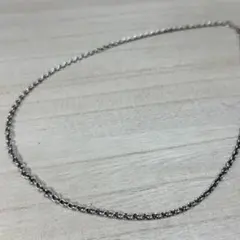 シルバー925アズキチェーン 約40cm silver925燻しありのサムネイル