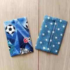 ハンドメイド　匿名配送　ミニサイズポケットティッシュカバー　2つセット